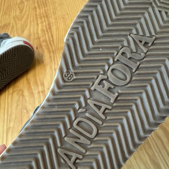 ANDIA FORA Leather Skater Sneakers Made in Italy EUR 38 US 7 - Picture 13 of 14